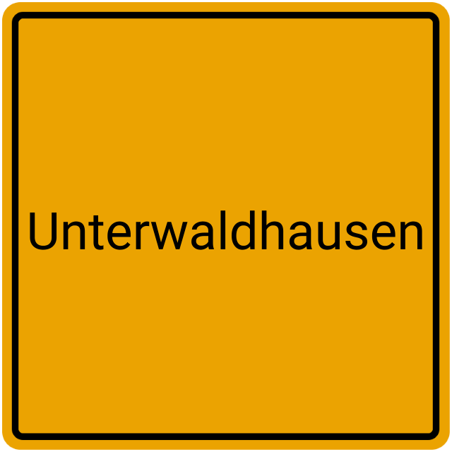 Meldebestätigung Unterwaldhausen