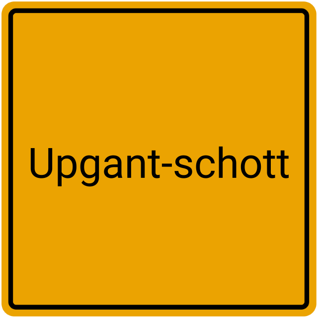 Meldebestätigung Upgant-Schott