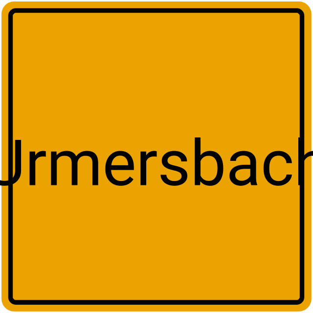 Meldebestätigung Urmersbach