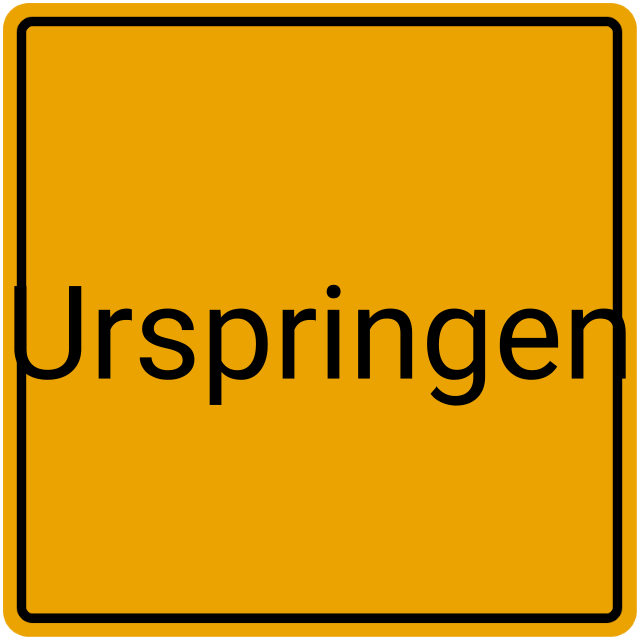 Meldebestätigung Urspringen