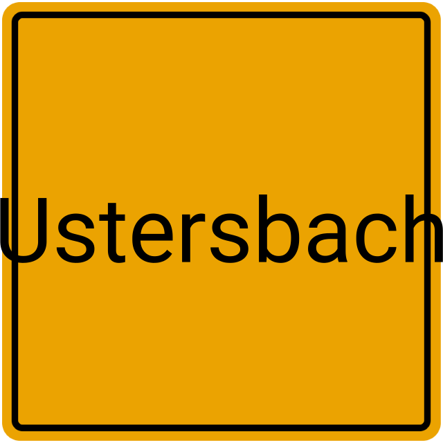 Meldebestätigung Ustersbach
