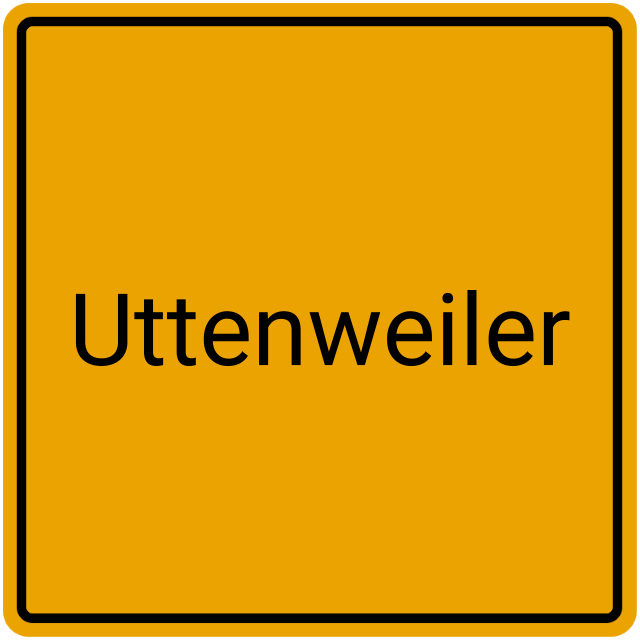 Meldebestätigung Uttenweiler