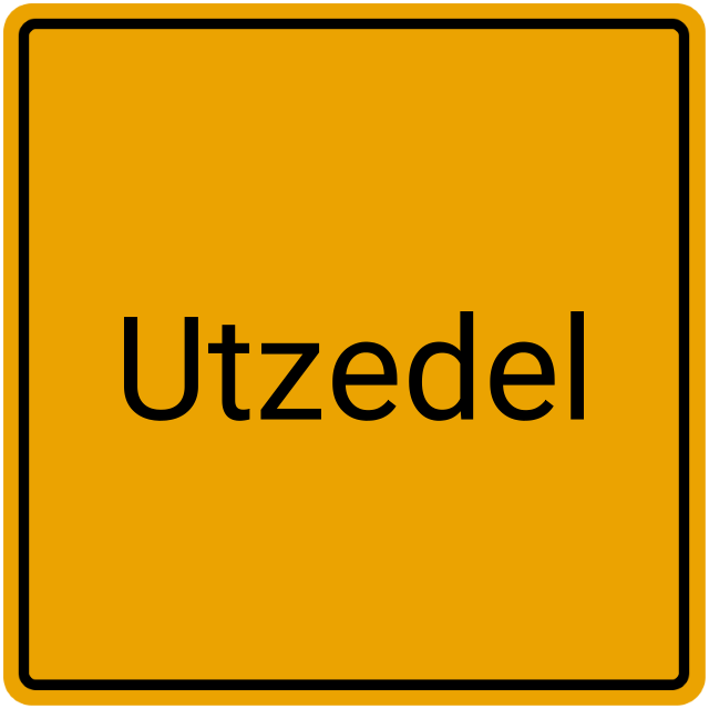 Meldebestätigung Utzedel