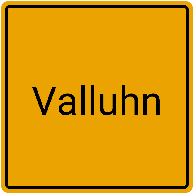 Meldebestätigung Valluhn