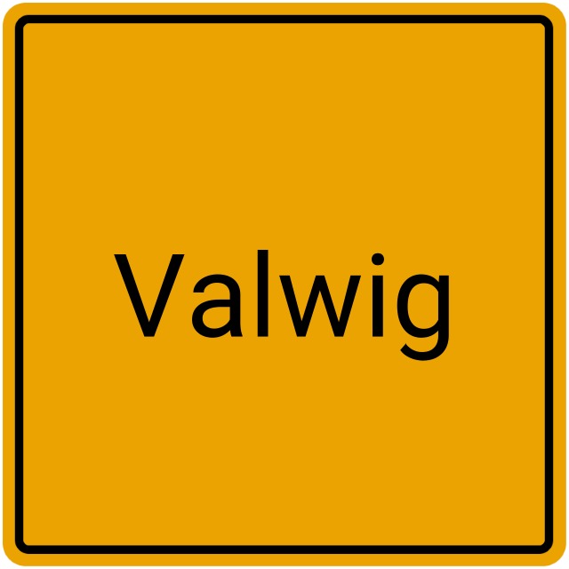 Meldebestätigung Valwig