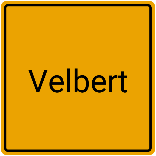 Meldebestätigung Velbert