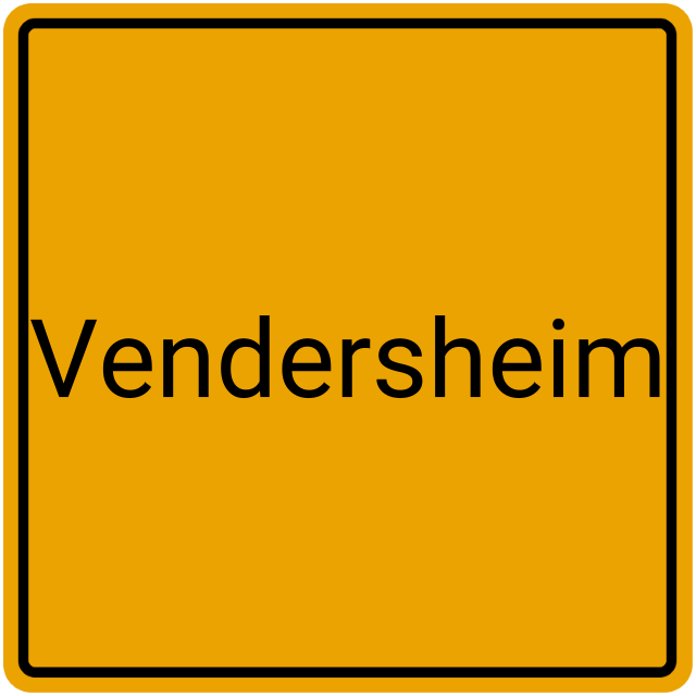 Meldebestätigung Vendersheim