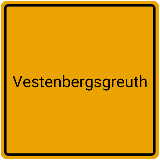 Meldebestätigung Vestenbergsgreuth