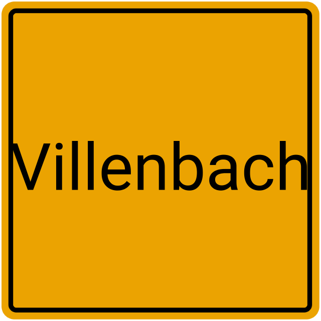 Meldebestätigung Villenbach