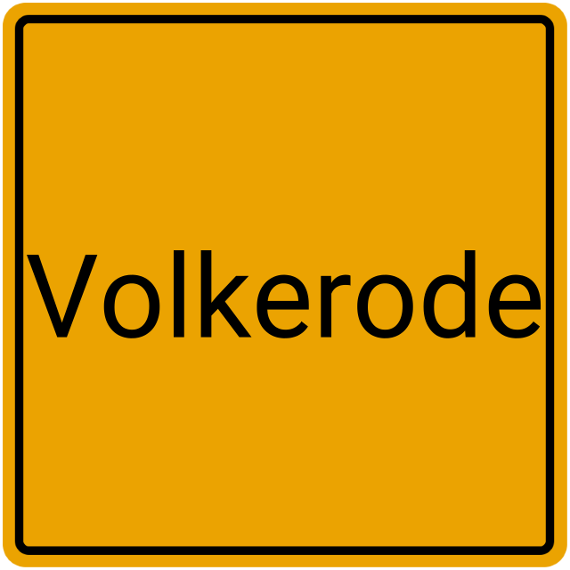 Meldebestätigung Volkerode