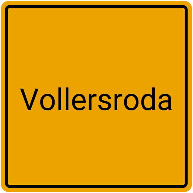 Meldebestätigung Vollersroda