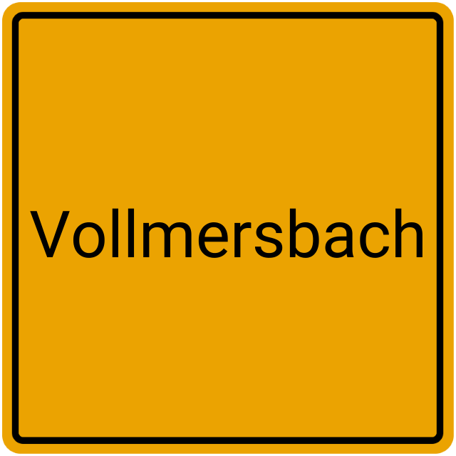 Meldebestätigung Vollmersbach