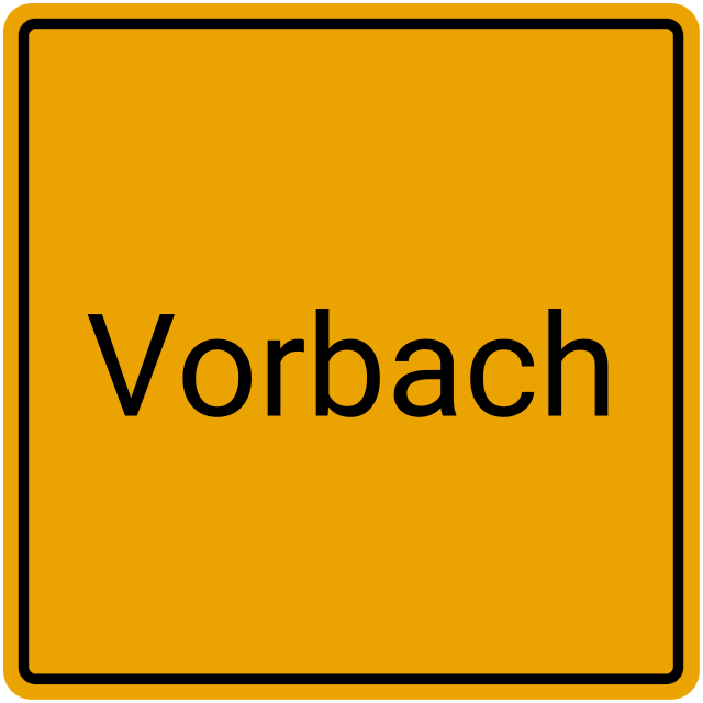 Meldebestätigung Vorbach