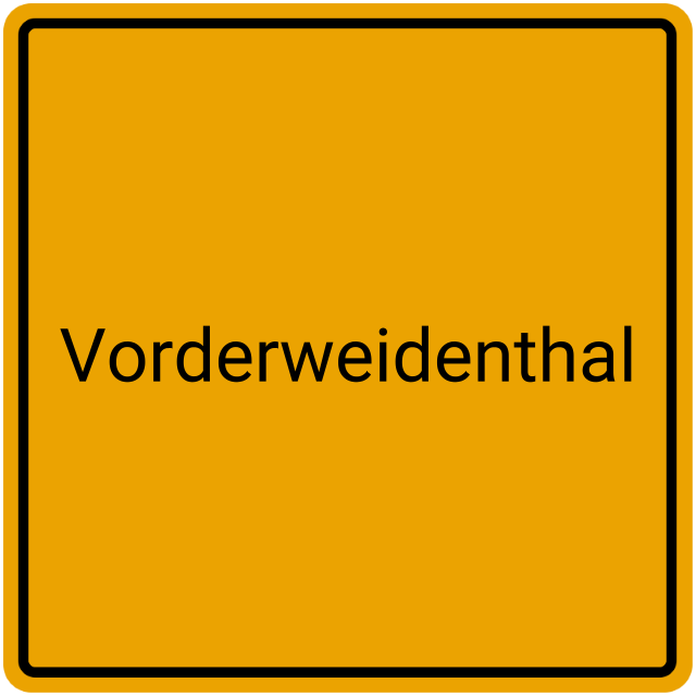 Meldebestätigung Vorderweidenthal