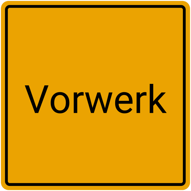 Meldebestätigung Vorwerk