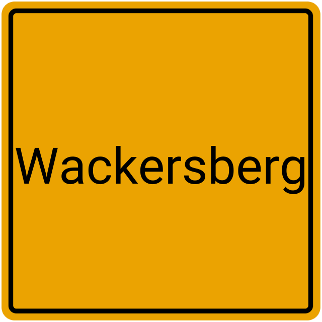 Meldebestätigung Wackersberg