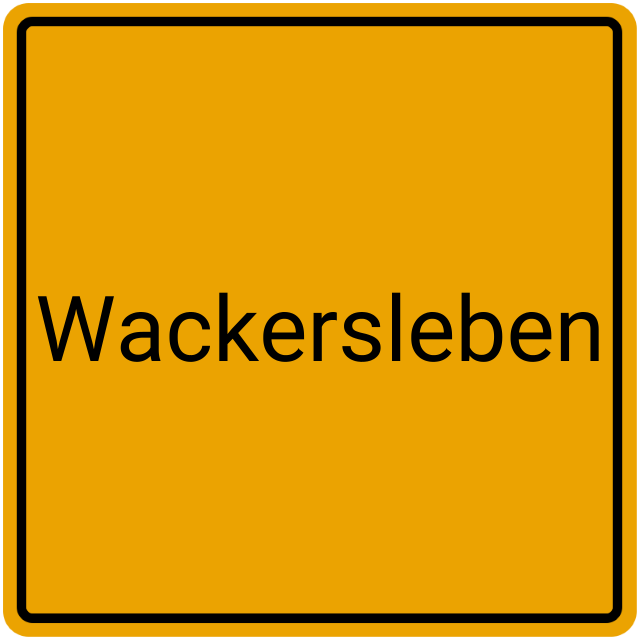 Meldebestätigung Wackersleben