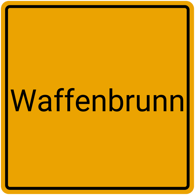Meldebestätigung Waffenbrunn