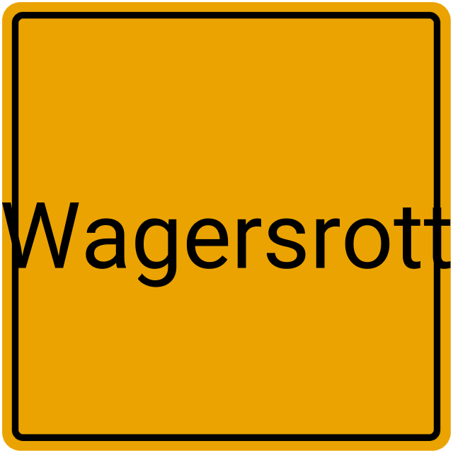 Meldebestätigung Wagersrott