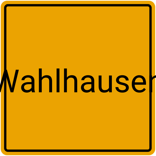 Meldebestätigung Wahlhausen