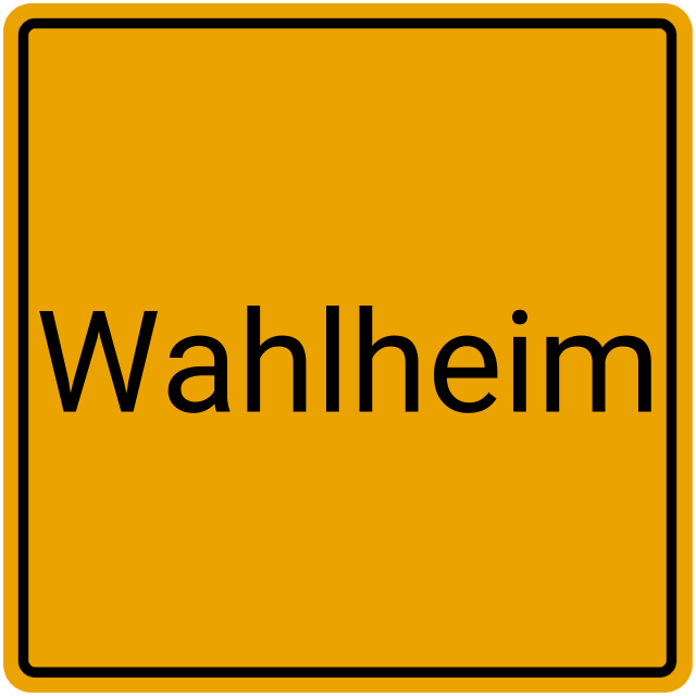 Meldebestätigung Wahlheim