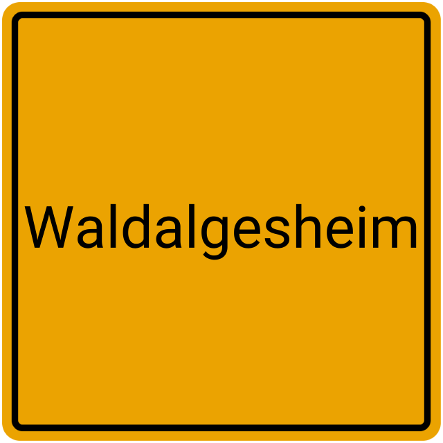 Meldebestätigung Waldalgesheim