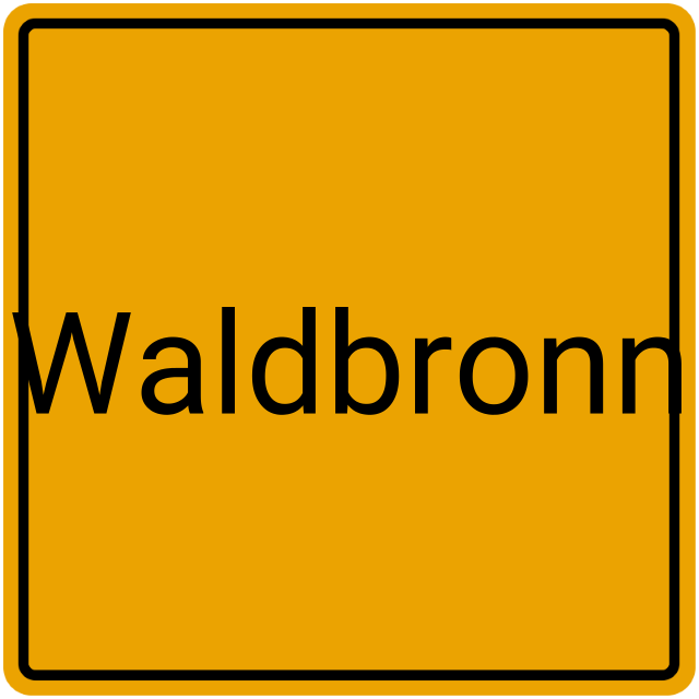 Meldebestätigung Waldbronn