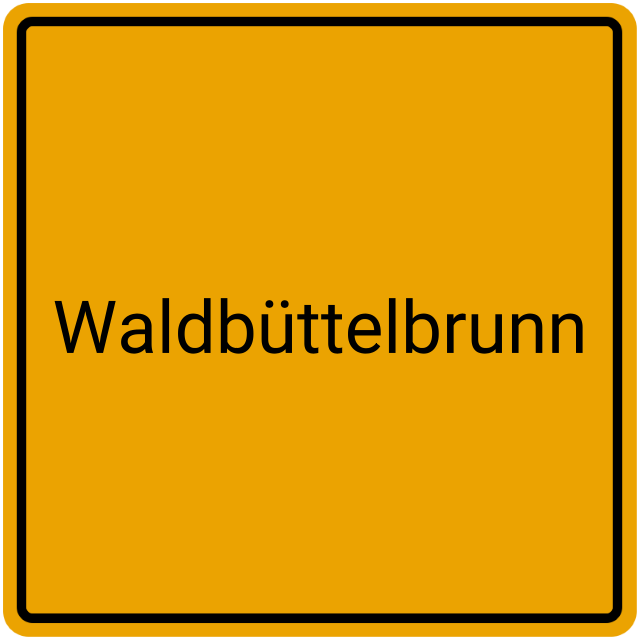 Meldebestätigung Waldbüttelbrunn