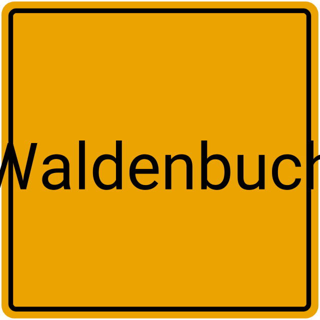 Meldebestätigung Waldenbuch