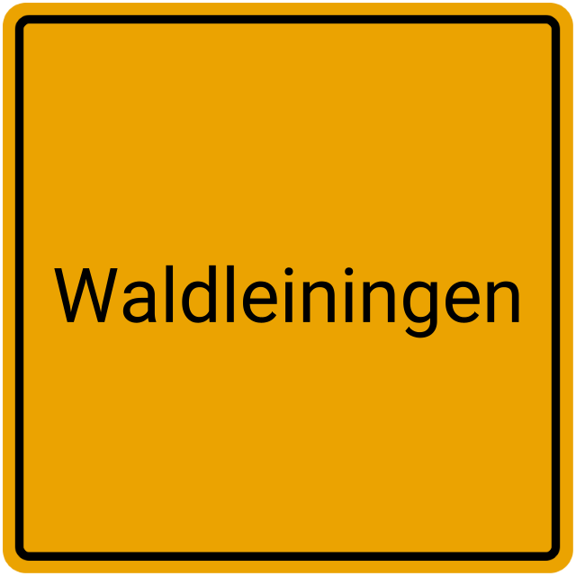 Meldebestätigung Waldleiningen