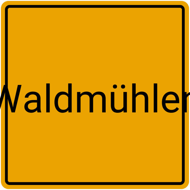 Meldebestätigung Waldmühlen