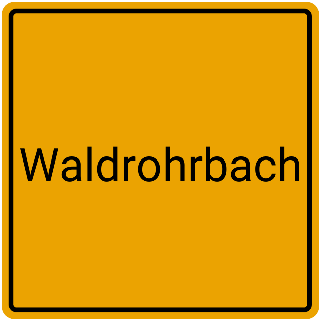 Meldebestätigung Waldrohrbach