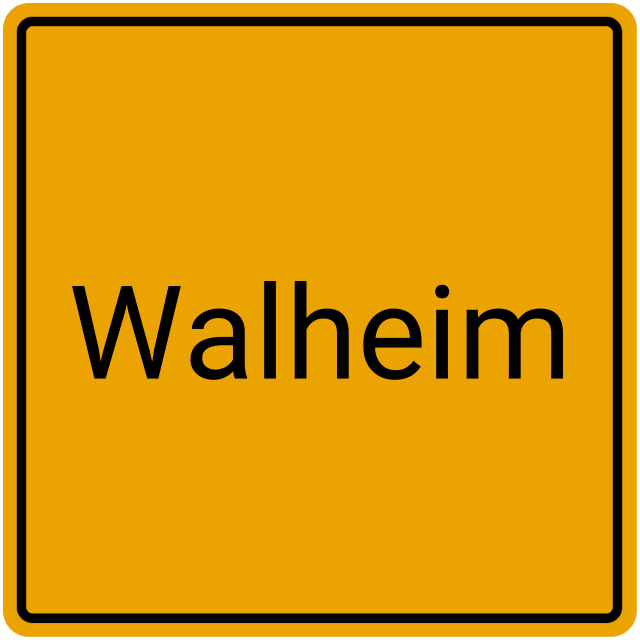 Meldebestätigung Walheim