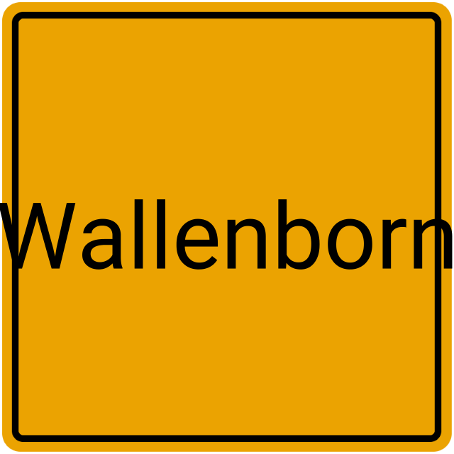 Meldebestätigung Wallenborn