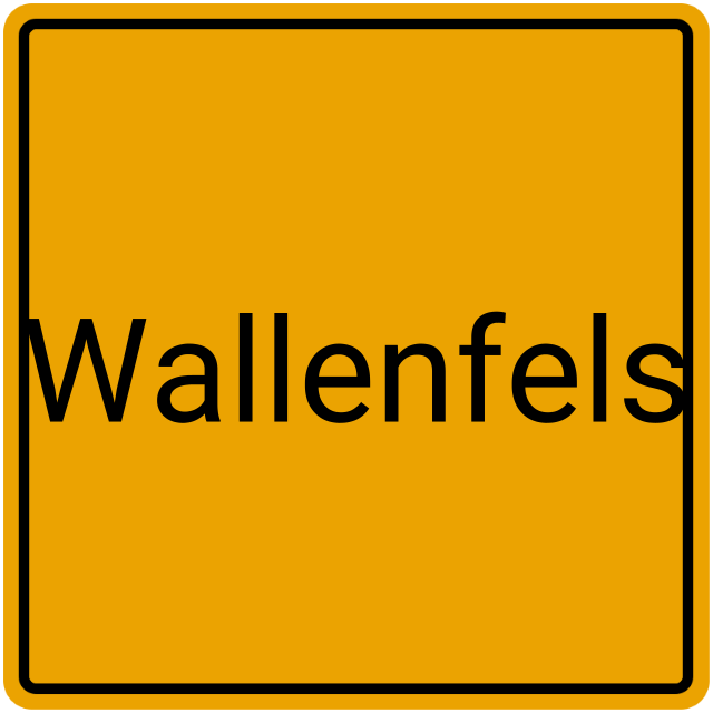 Meldebestätigung Wallenfels