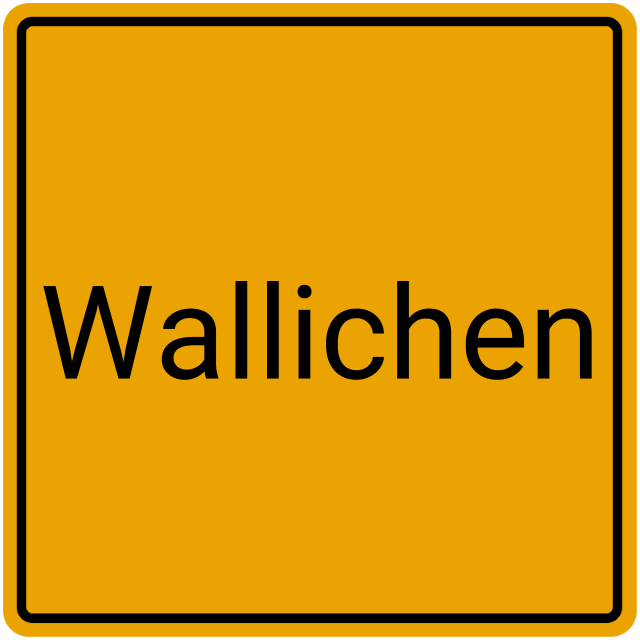 Meldebestätigung Wallichen