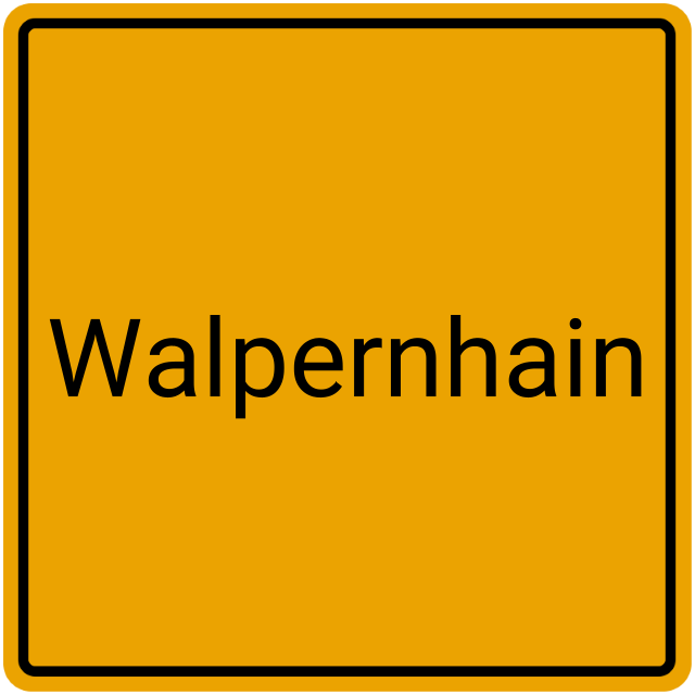 Meldebestätigung Walpernhain