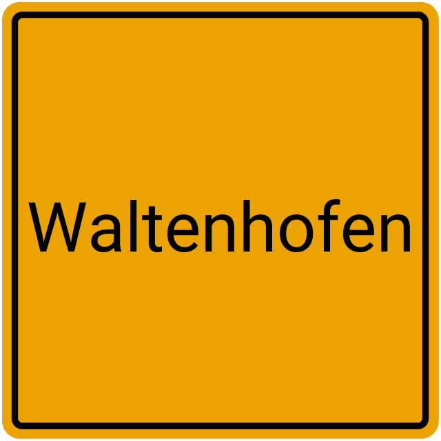 Meldebestätigung Waltenhofen