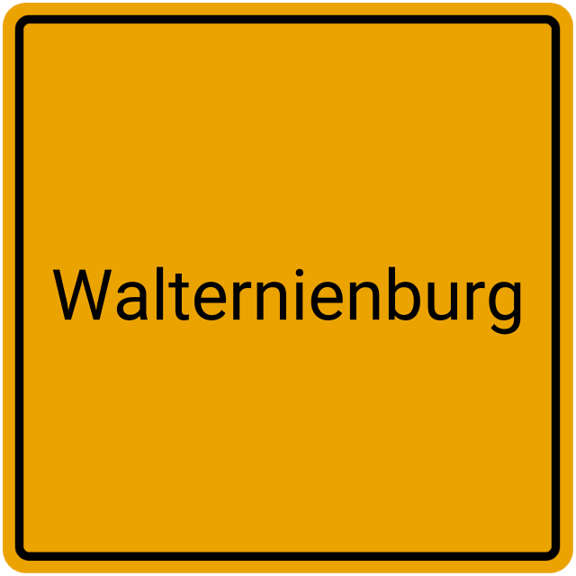 Meldebestätigung Walternienburg