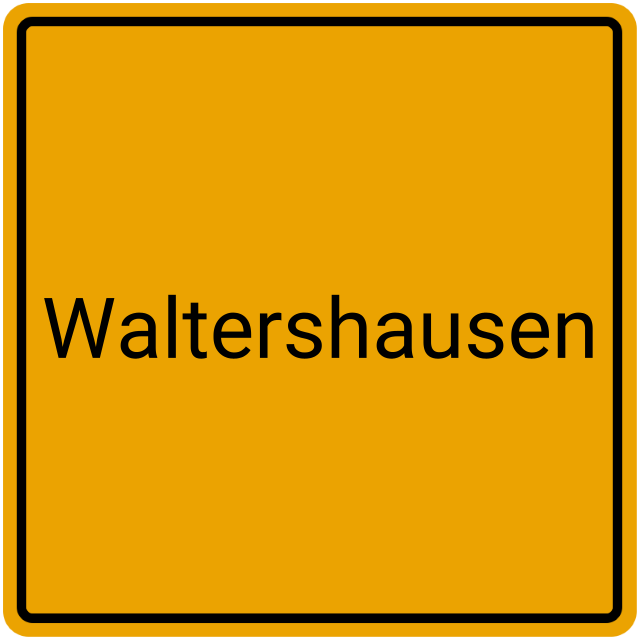 Meldebestätigung Waltershausen