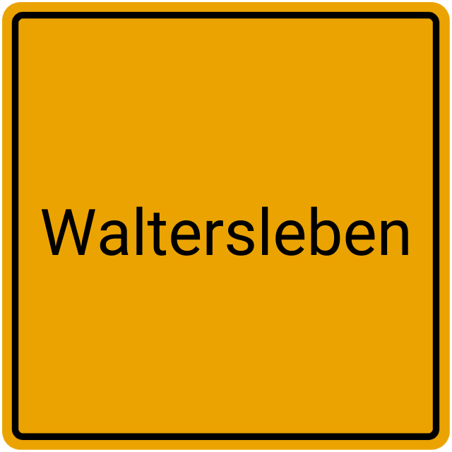 Meldebestätigung Waltersleben