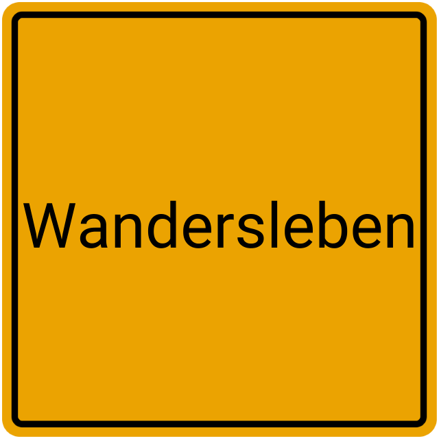 Meldebestätigung Wandersleben