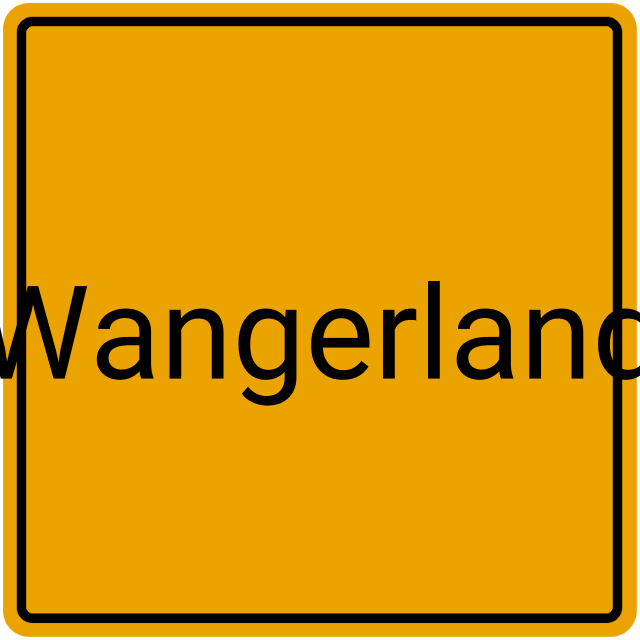 Meldebestätigung Wangerland