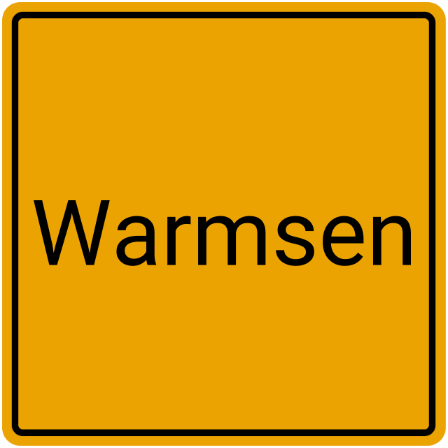 Meldebestätigung Warmsen