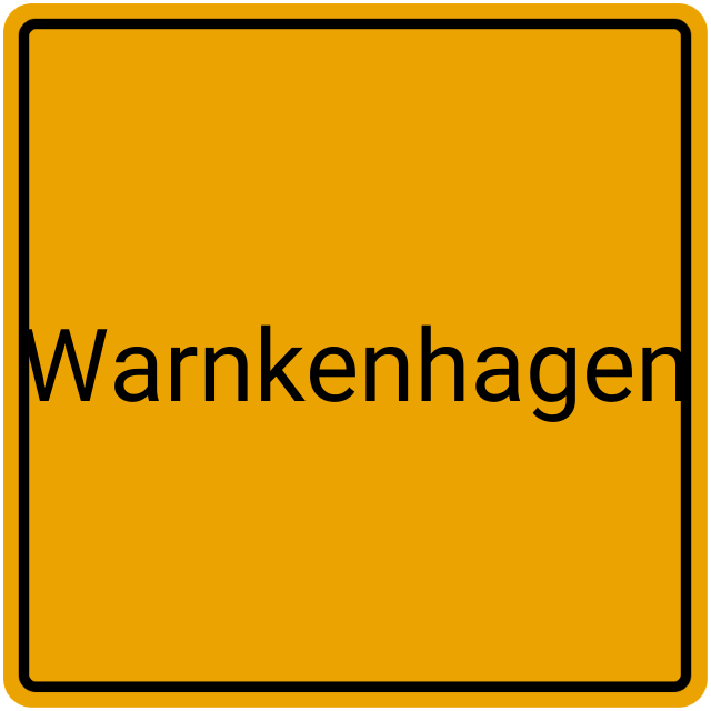 Meldebestätigung Warnkenhagen