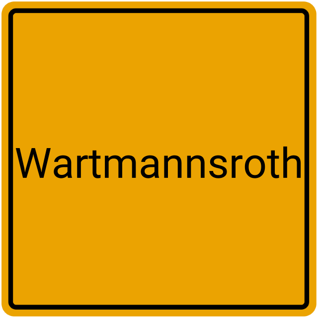 Meldebestätigung Wartmannsroth