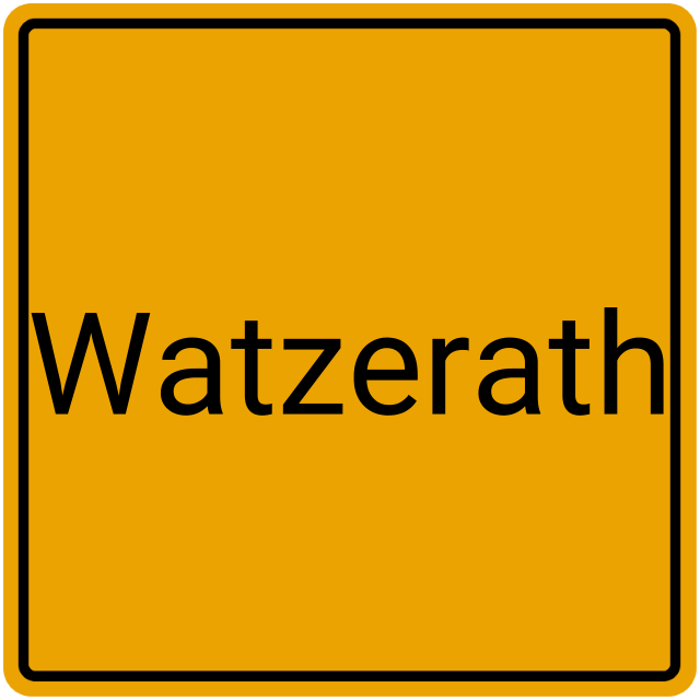 Meldebestätigung Watzerath