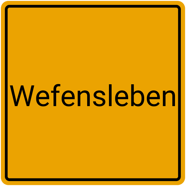 Meldebestätigung Wefensleben