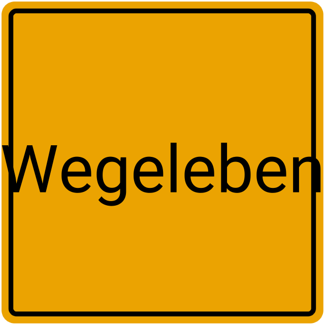 Meldebestätigung Wegeleben