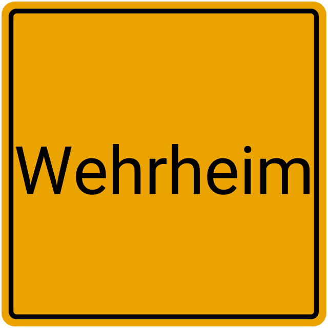 Meldebestätigung Wehrheim